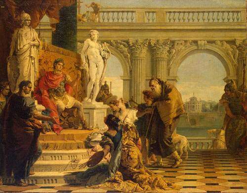 Tiepolo, 1676-1770; Maecenas presenting Liberal arts to Augustus